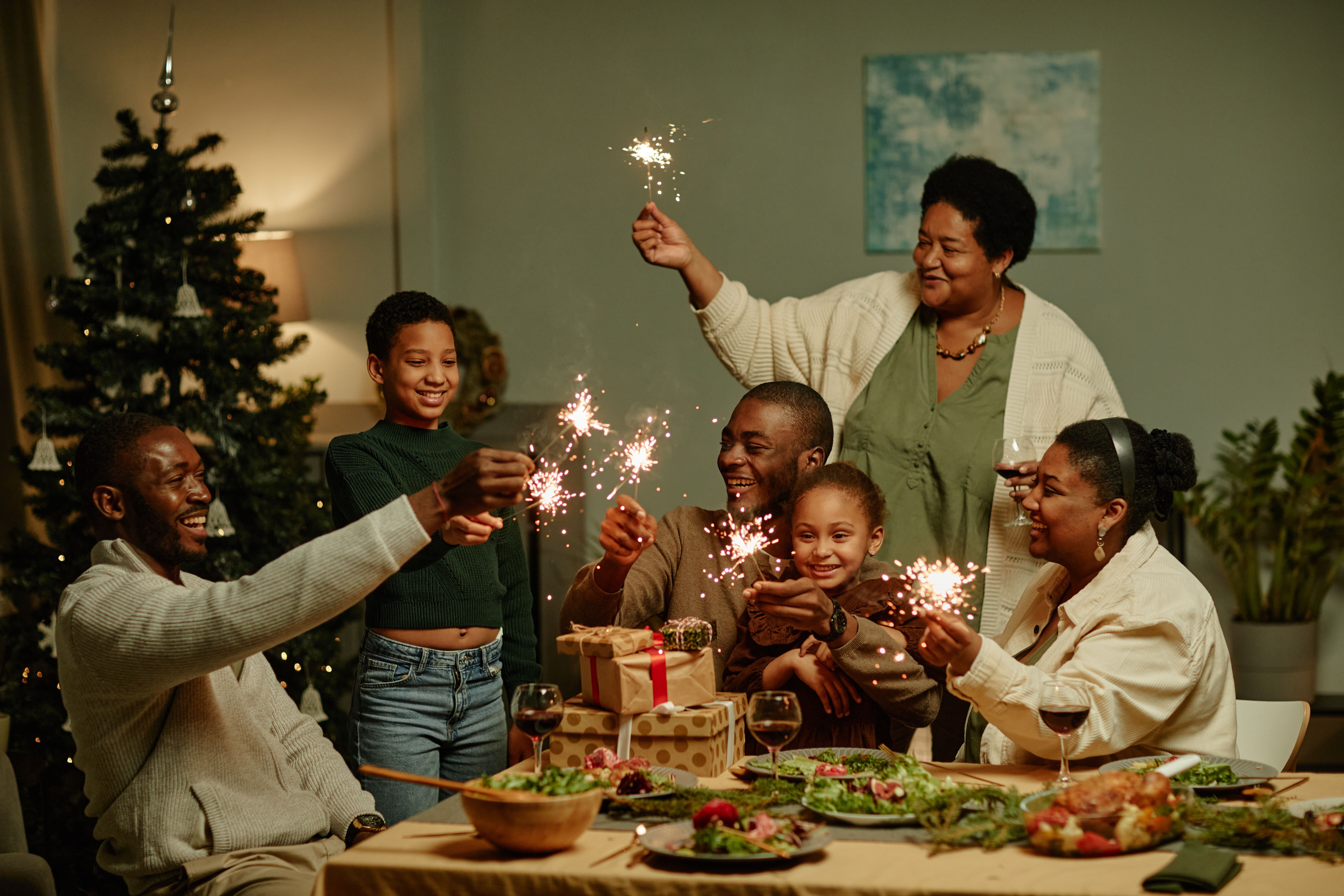 A family enjoying the start to a pest-free new year - learn how to keep pests out of your home  in Brooklyn, NYwith Rest Easy Pest Control!}